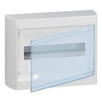 Щит навесной с прозрачной дверцей Legrand Nedbox на 12 (+1) модулей с шинами N+PE