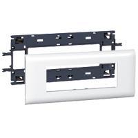 Рамка с суппортом DLP Legrand Mosaic на 6 модулей для крышки 85мм