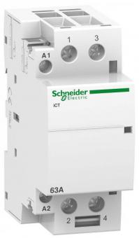Модульный контактор iCT Acti 9 Schneider Electric 63A 2НО 220В/240В АС 50ГЦ