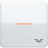 JUNG CD 500/CD plusПлатина Клавиша 1-я с/п с символом ”ОСВЕЩЕНИЕ” (CD590KO5LPT)