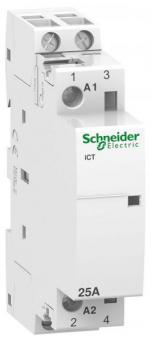 Модульный контактор iCT Acti 9 Schneider Electric 25A 2НО 230В/240В АС 50ГЦ