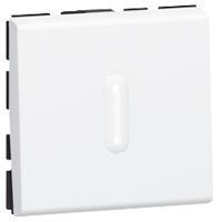 Переключатель Legrand Mosaic с подсветкой - 2М