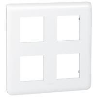 Рамка Legrand Mosaic 2х2х2 модуля белая