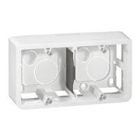 Коробка для напольного монтажа Legrand Mosaic 4/5 или 2х2 модуля высота 40мм