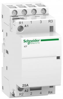 Модульный контактор iCT Acti 9 Schneider Electric 25A 2НО 2НЗ 220В/240В АС 50ГЦ
