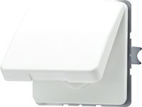 Штепсельная розетка SCHUKO 16A 250V~ с защитой от детей, влагозащищенная; слоновая кость
