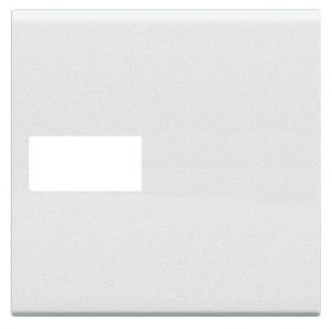 LivingLight Клавиша Axial с 1 отверстием для вставки символа, размер 2 модуля, цвет белый