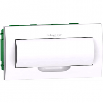 Бокс встраиваемый с белой дверцей Schneider Electric Easy9 на 18 модулей с клеммниками N+PE