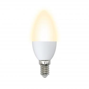 Лампа светодиодная Volpe серии Optima LED 6W, цоколь Е14, матовая, теплого свечения (3000K)