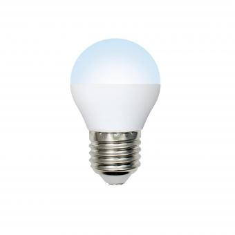 Лампа светодиодная Volpe серии Optima LED 6W, цоколь Е27, матовая, нейтрального свечения (4500K), шар