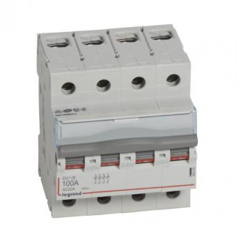 Модульный выключатель Legrand DX3 4П 100A