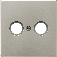 JUNG LS 990 АлюминийНакладка TV-FMрозетки (AL2990TV)