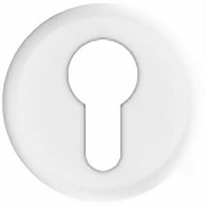 Лицевая наклака для выключателя с ключом трёх позиционного Legrand Celiane белая