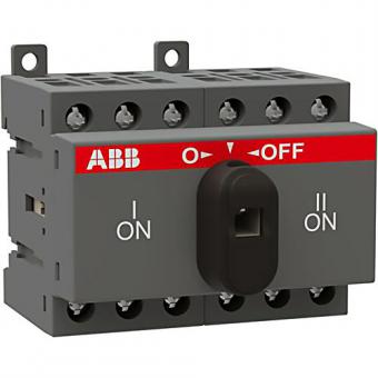 Реверсивный трехполюсный выключатель нагрузки ABB OT16F3С на 16А с ручкой управления
