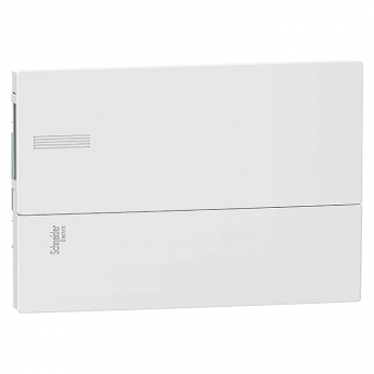Бокс встраиваемый с белой дверцей Schneider Electric Mini Pragma на 18 модулей с клеммниками N+PE