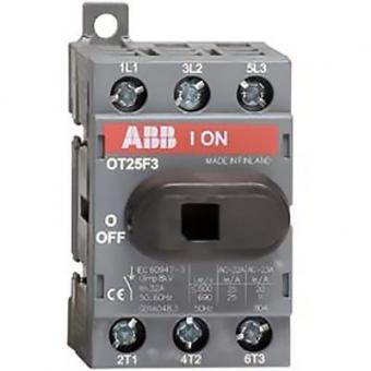 Рубильник (выключатель нагрузки) трехполюсный ABB OT25F3 25А