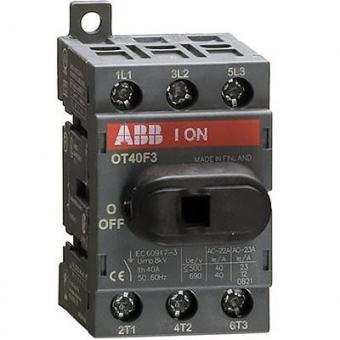 Рубильник (выключатель нагрузки) трехполюсный ABB OT40F3 40А