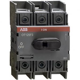 Рубильник (выключатель нагрузки) трехполюсный ABB OT125F3 125А