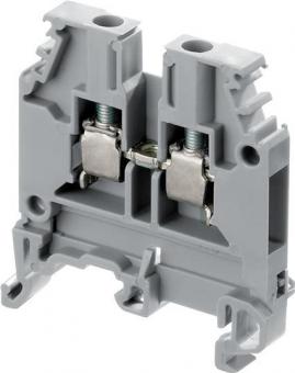Клеммник ABB М4/6 на DIN-рейку 4мм.кв. серый
