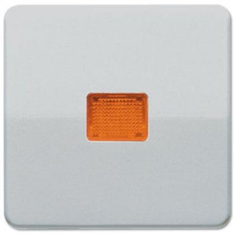 JUNG CD 500/CD plusПлатина Клавиша 1-я с/п с оранжевой линзой  (CD590KOPT)