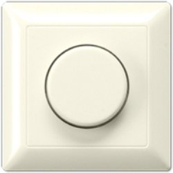 JUNG CD 500/CD plusБеж Светорегулятор для л/н в сборе с рамкой 60-400W (5544.02V)