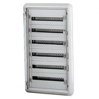 Щит встраиваемый в нишу металлический Legrand XL3 160 на 144 модуля с шиной без дверцы