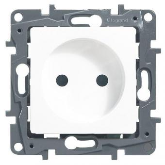 Розетка без заземления 16 A - 250 В  Legrand Etika белая