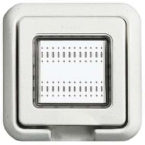 Влагозащитная крышка IP55 Idrobox, белый, 2 модуля