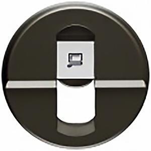 Лицевая панель для розетки компьютерной RJ45 Legrand Celiane графит
