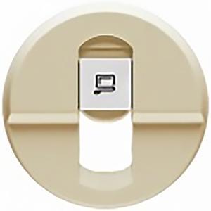 Лицевая панель для розетки компьютерной Legrand Celiane слоновая кость