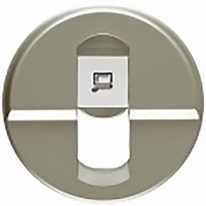Лицевая панель для розетки информационной RJ45 Legrand Celiane титан