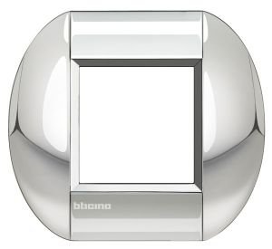 LivingLight Рамка овальная, 1 пост, цвет Хром