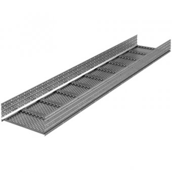 Лоток листовой 200x1000, лонжерон 1,5 мм, L 3 м