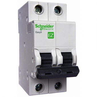 Автоматический двухполюсный выключатель Schneider Electric Easy9 B6 4,5кА