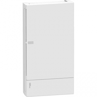 Бокс навесной с белой дверцей Schneider Electric Mini Pragma на 36 (3х12) модулей с клеммниками N+PE
