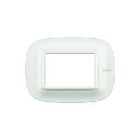 Axolute декоративные накладки в форме эллипса, White, цвет белый Corian, на 3 модуля