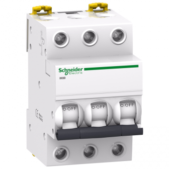 Автоматический трехполюсный выключатель Schneider Electric Acti9 iK60 C40 6кА