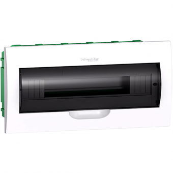 Бокс встраиваемый с прозрачной дверцей Schneider Electric Easy9 на 18 модулей с клеммниками N+PE