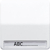 JUNG CD 500/CD plusБел Клавиша 1-я с полем для надписи (CD590NAWW)