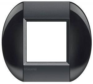 LivingLight Рамка овальная, 1 пост, цвет Дымчатый
