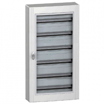 Щит навесной с прозрачной дверцей Schneider Electric Pragma на 144 (6x24) модуля с клеммниками N+PE