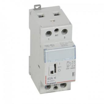 Контактор Legrand CX3 230V 2НО 40А бесшумный с ручным управлением