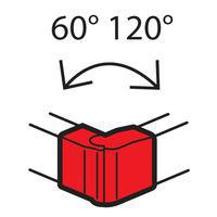 Внешний угол 100х50 мм изменяемый 60°-120° Legrand METRA