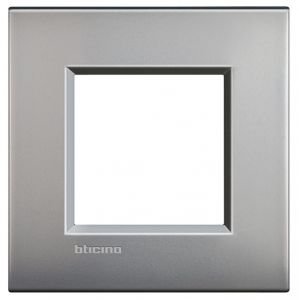 LivingLight Рамка AIR 1 пост, цвет Матовый никель