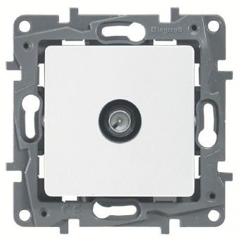 Розетка TV оконечная 5 дБ, 5-862 мГц Legrand Etika белая