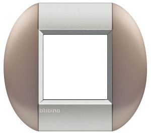 LivingLight Рамка овальная, 1 пост, цвет Бронзовый