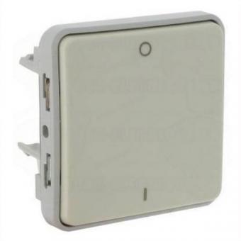 Переключатель двухполюсный 10AX - 250В Legrand Plexo IP55 белый