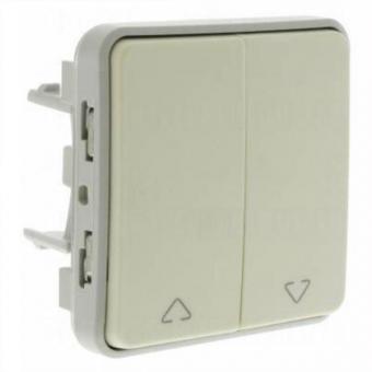 Двухклавишный переключатель для прямого управления приводами Legrand Plexo IP55 белый
