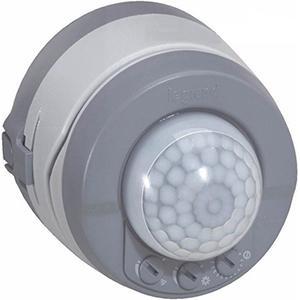 Датчик движения 360° 2000Вт 12м IP55 Legrand Plexo серый