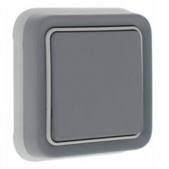 Переключатель однополюсный на два направления Legrand Plexo IP55 серый